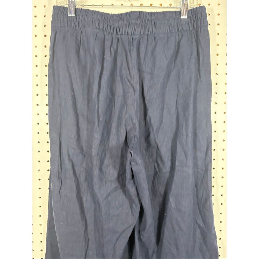 Banana Republic wide leg crop linen blend pants size M - Picture 7 of 9